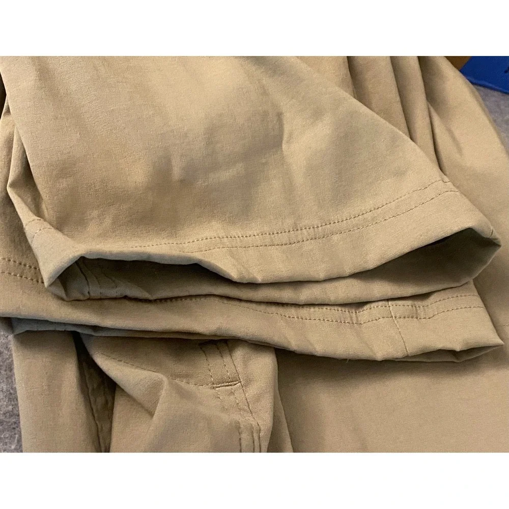 Columbia Omni-Shield Water Repellent Tan Mens Hiking Pants Size 38x32